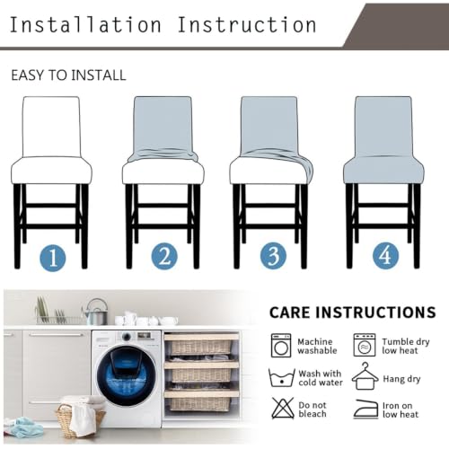 Housse de tabouret imperméable pour protéger vos sièges usés - 8