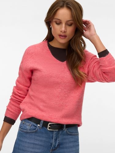 VERO MODA Female Strickpullover VMCREWLEFILE Strickpullover – Ansicht 4