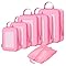 Cubos de embalagem, 6 - Rosa, 6 Set