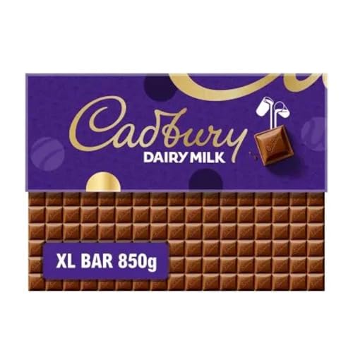 Cadbury Dairy Milk Chocolate Gift Bar The Classic Creamy Taste Perfect for Sharing or Gifting Extra-Large 850 g (Pack of 1)