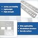 Silscvtt 84 inch X 14 inch Aluminum 6000LBS Trailer Ramps 1 Pair 2 Ramps Silver