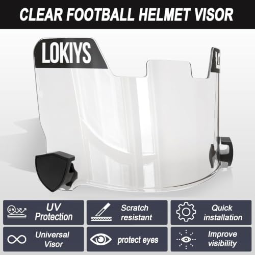 Image of 2Pcs Football Visor - for Youth Football Helmets & Adult Football Helmets