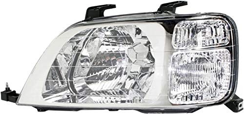Evan Fischer Driver Side Headlight for Honda CR-V 1997-2001 Halogen Fits EX, LX & SE Replaces # 33151S10A01
