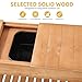 DWVO Outdoor Potting Bench Table with Sink & Sliding Top, Wooden Garden Workbench with Storage Shelves, Hooks & Solid Wood Frame for Patio, Porch, Balcony Use