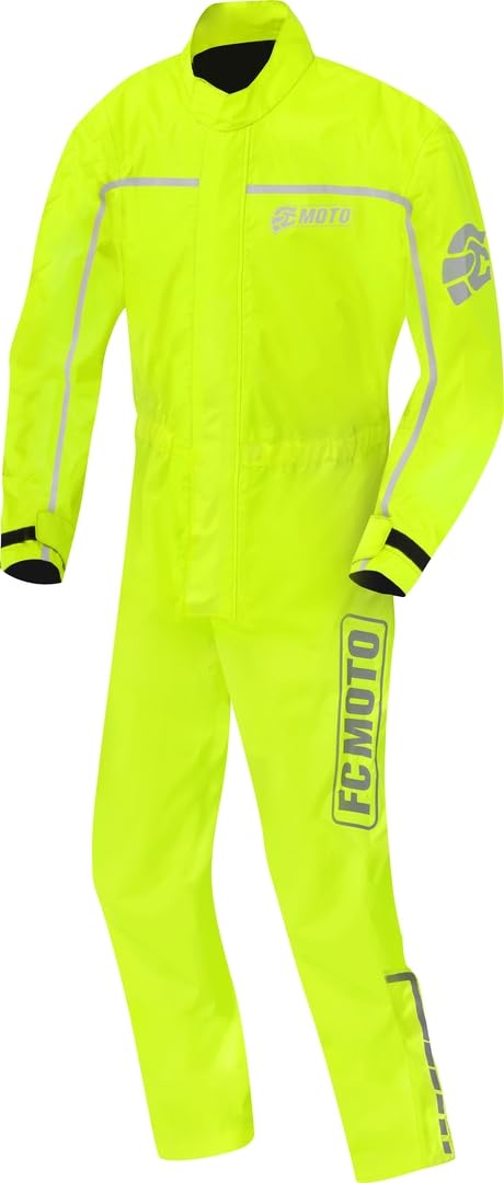 FC-Moto Rain Tuta antipioggia Moto Intero, giallo, S