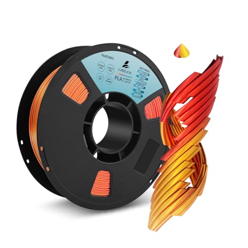Filament PLA en soie double couleur de 1 kg avec tolérance de 0,02 mm pour imprimantes FDM