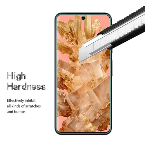 Image of AOKUMA Screen Protector Compatible with Pixel 8 for Google Pixel 8, Premium Screen Protector with 9H Hardness, Anti-Scratch Protective Glass, Shatterproof, Anti-Bubble, Pack of 2