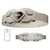 SKG W9 Pro Lower Back Massager for Pain Relief Deep Tissue Gifts for Men Women Adjustable Cordless Heating Pad Infrared Vibrating Back Massager Mom Grandpa