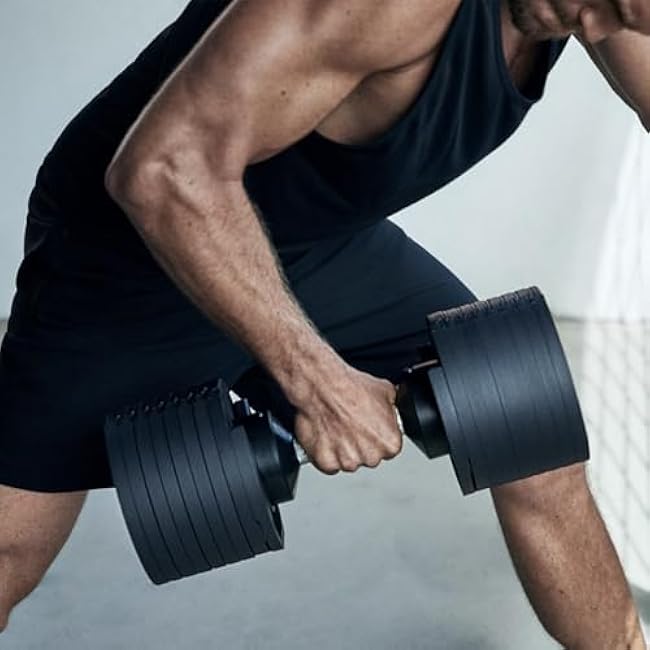 N¨¹OBELL? Adjustable Dumbbell Set, 5-50 LB or 5-80 LB, Easy Twist 2024-25 Model, All-In-One Weights Set (Pair) for Home, Original Manufacturer