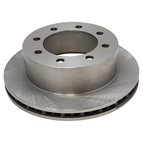 Image of TRQ Rear Brake Pad and Rotor Set Semi Metallic Rotors