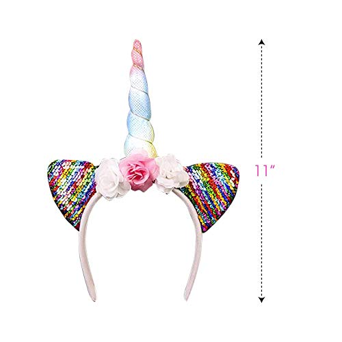 Encuentra la mejor selección de Diadema unicornio flores - los más vendidos. 44 Imagen adicional