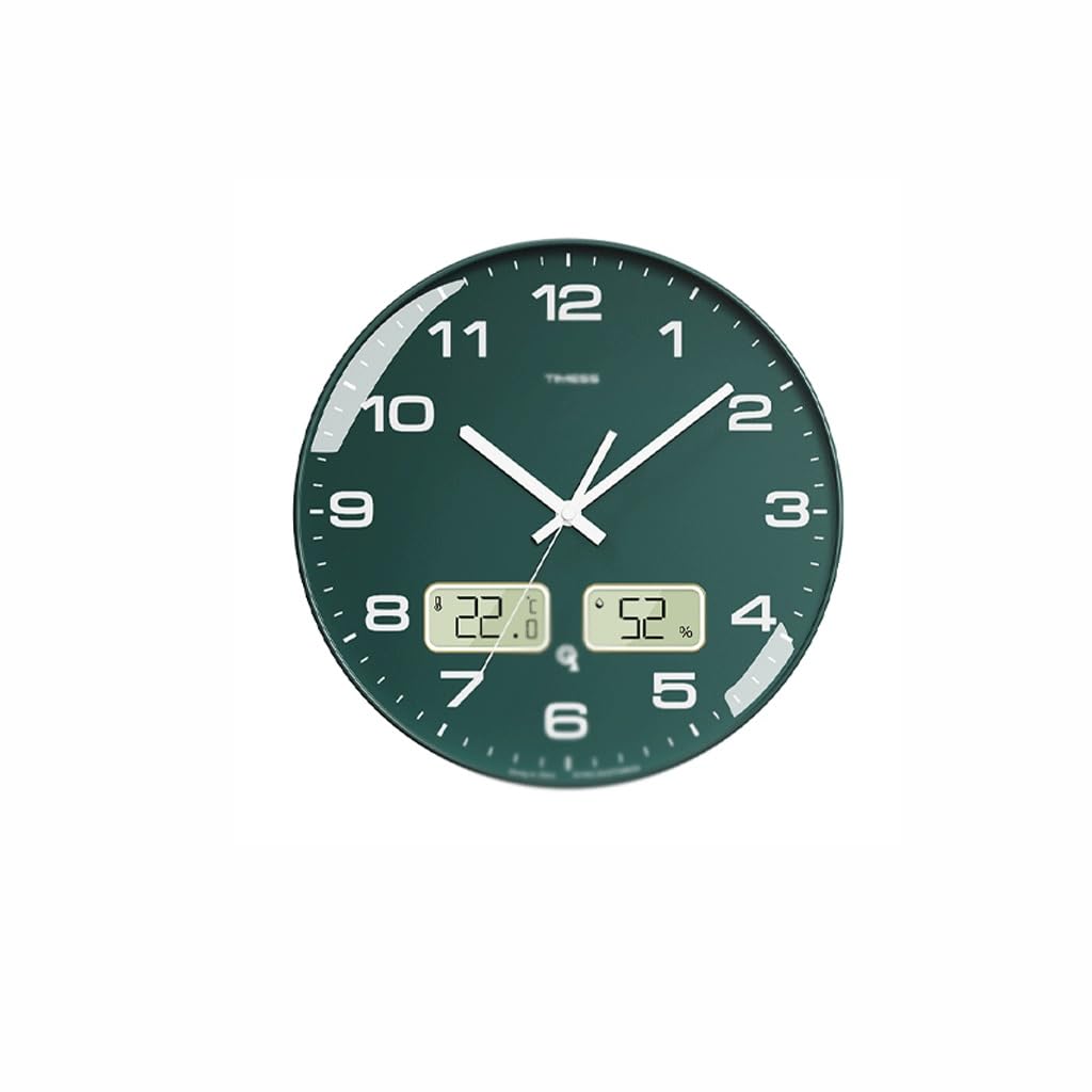 Eines 2 Silent Decorative Wall Clock Automatic Clock Wall Clock Living Room Home Silent Clock Without Punching Easy To Read