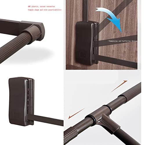Tringle de placard réglable pour en finir avec le manque de place et le rangement d'armoire difficile - 4