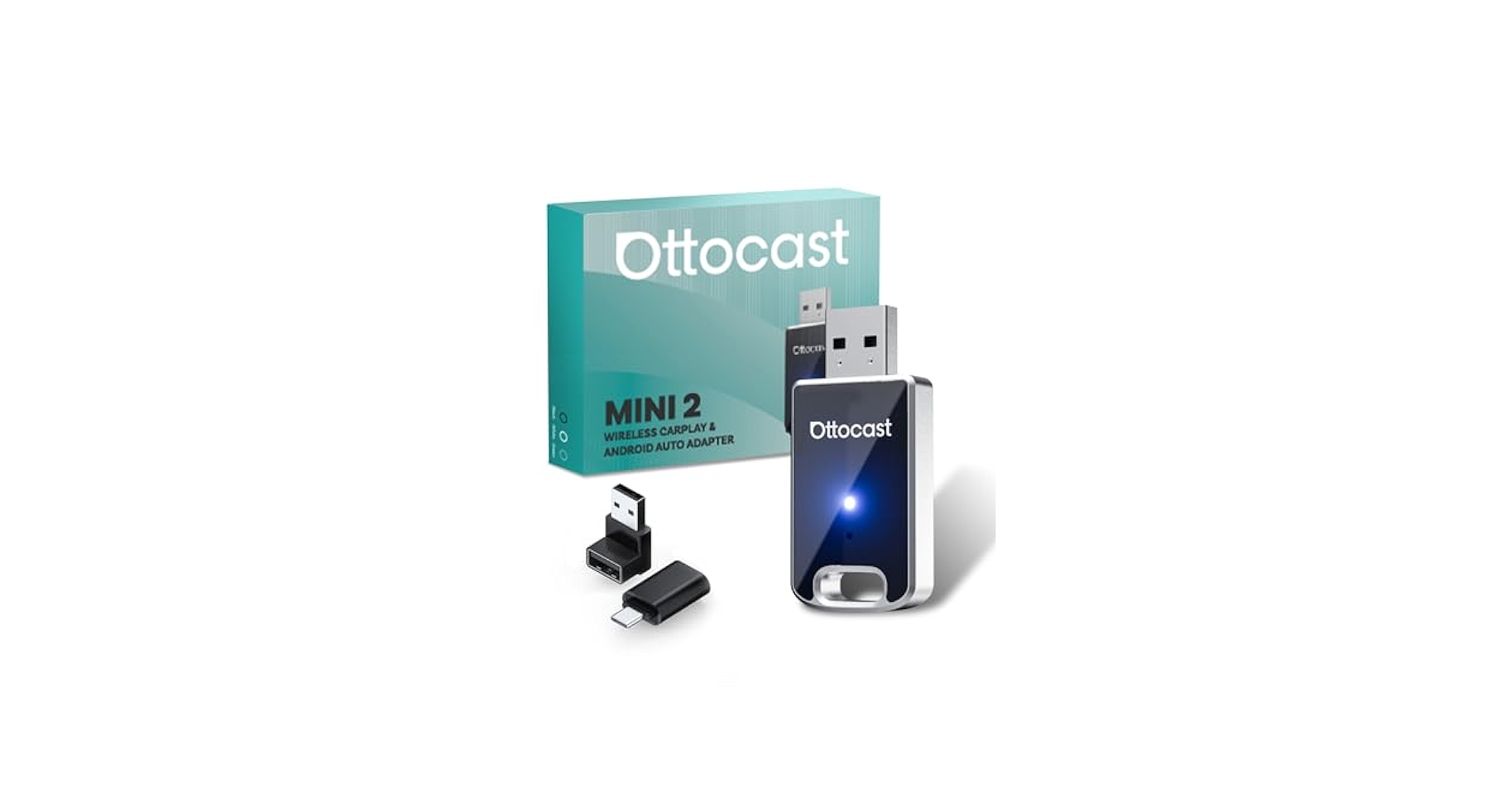 Amazon.com: OTTOCAST Mini 2, 2 in 1 Wireless Carplay Adapter