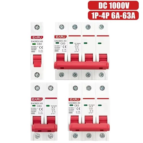 Disyuntor Solar MCB con corte magnetotérmico de 20A para evitar daños en paneles 2