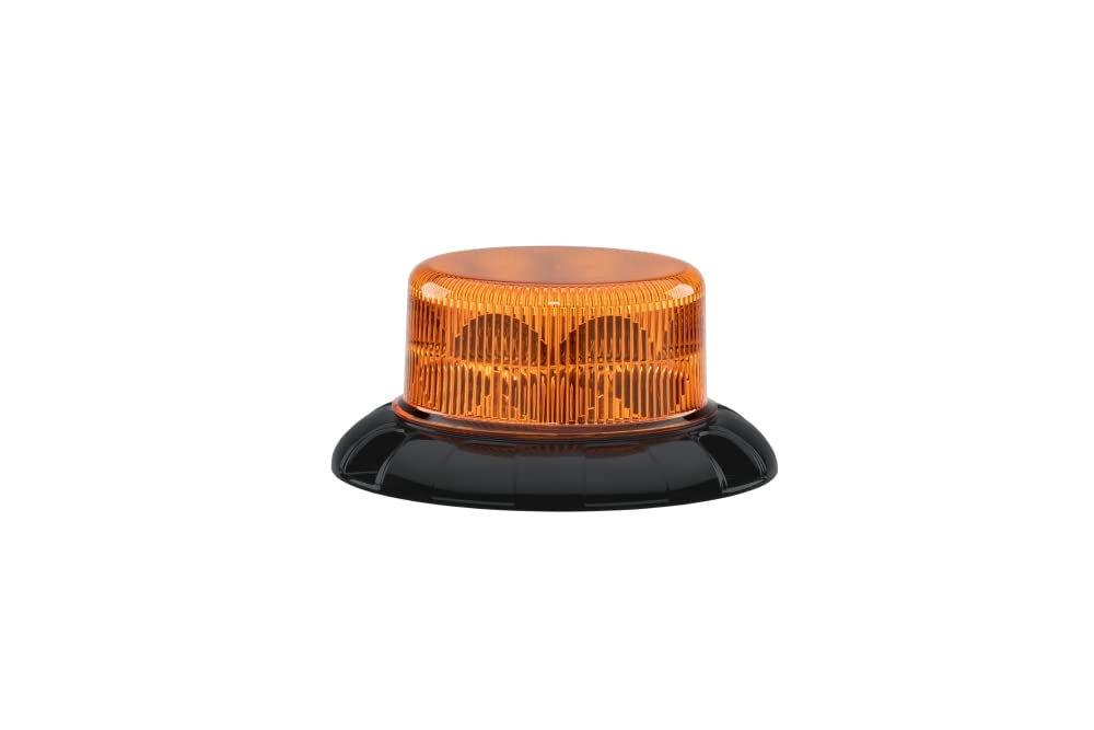 HELLA 2XD 066 146-001 LED-Luce identificazione lampeggiante, K-LED Nano, 12/24V, giallo, avvitato, Cavo 150mm, Spina Spina piatta
