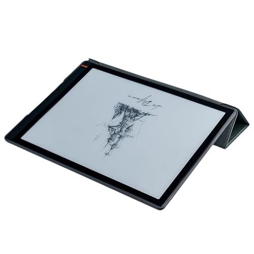 BOOX Tab X Max Lumi2 Funda Carcasa Folio Soporte Función Auto Sueño Estela Negro