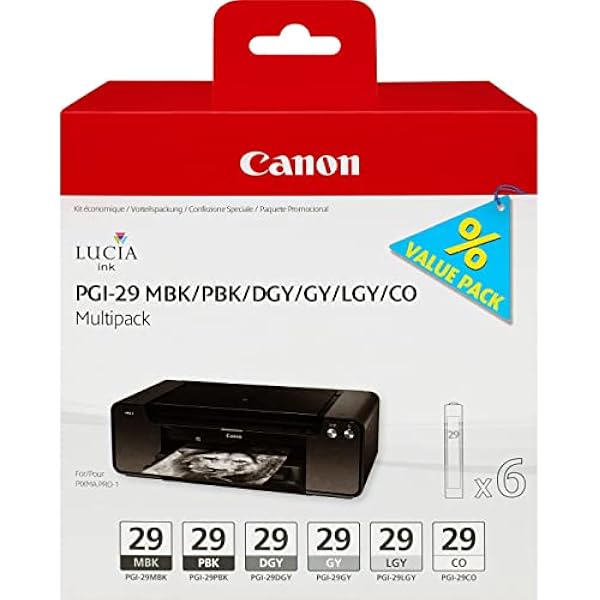 Canon Ink Black, 9 ml, 4868B018 (standardowa Cap, Multipack)