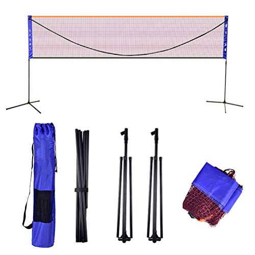 Filet de badminton pliable pour installer un terrain de tennis chez soi