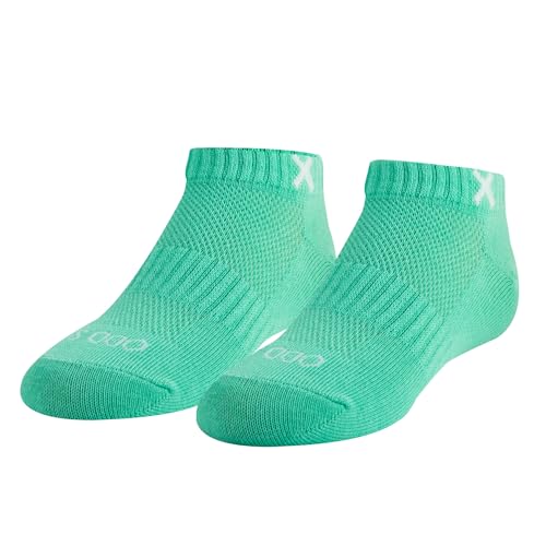 Image of Odd Sox - Basix Heather Athletic Ankle Socks - Performance Comfort Cotton Cushioned Breathable Arch Support - Unisex Sizing