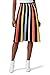 Great Jones Rent the Runway Pre-Loved Multi Striped Knit Skirt, Black, Small