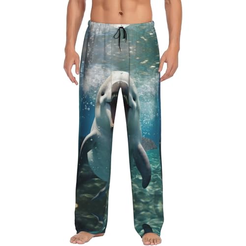 Pantalon de pyjama homme respirant contre la chaleur nocturne