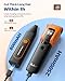 PAPMINI Dog & Cat Grooming Kit for Thick Coats, Heavy Duty Rechargeable Trimmer with LED Display & Storage Bag (Orange, 2 in 1)