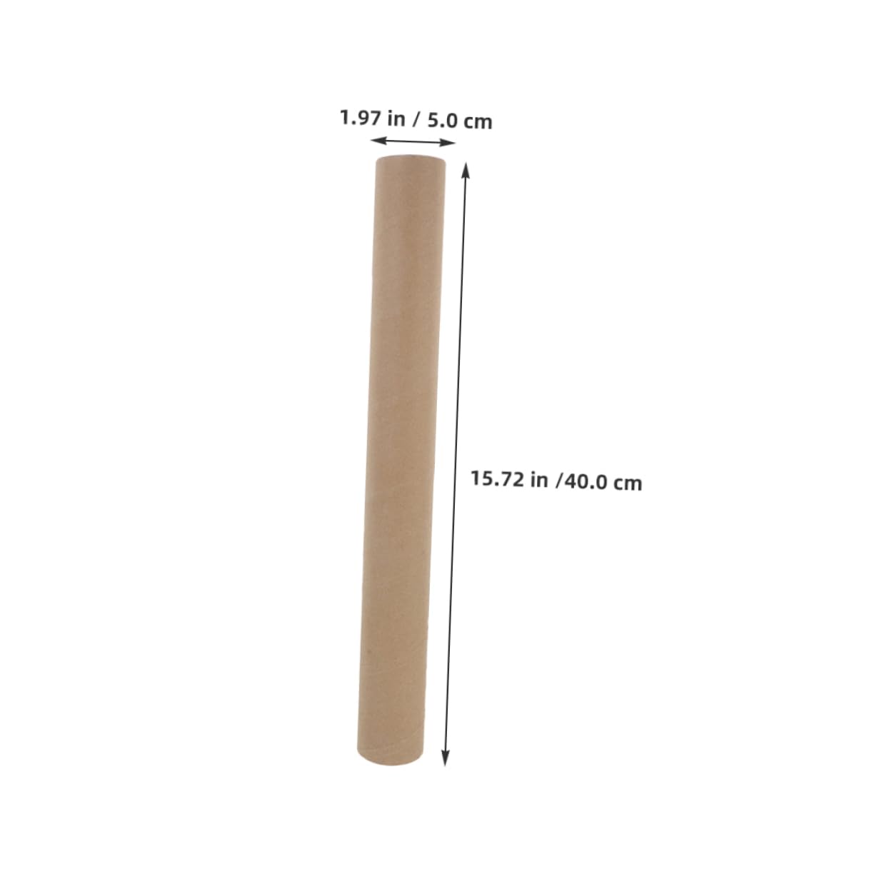 Gadpiparty 10 Pièces Tubes Carton Kraft pour Affiches Tubes Emballage Cylindriques Réutilisables Expédition pour Impressions Art et Matériel de Bureau