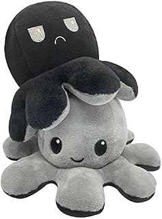 FASTEXX Octopus Reversible Plushies, Express Your Mood with our Double-Sided Flip Mood Octopus Plush, Reversible Octopus Plushie is Sweetest Gift for all Kids, Friends, Family on Any Occasion