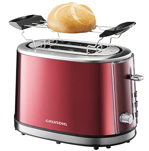 Grundig TA 6330 Toaster Red Sense, 18 centimeters l x 32 centimeters w x 20 centimeters h