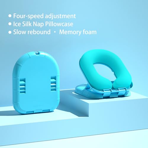 Almohada ergonómica de espuma para viaje portátil miniatura 5