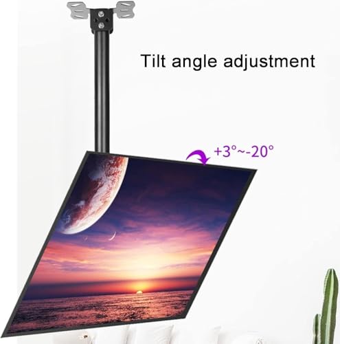 Support TV mural orientable LNNW robuste avec inclinaison et pivot complet pour petit écran - 6