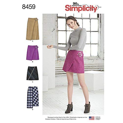 Patron de couture femme Simplicity D0877 robe avec variations de longueurs tailles 4 à 12
