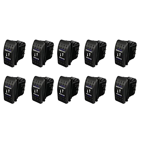 Interrupteur à bascule 7 broches 12V 20A pour treuil de finition supérieure