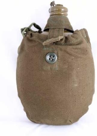 Soviet Army WWII Type Aluminum Flask 0.8 L Russian Military Flask Water Canteen