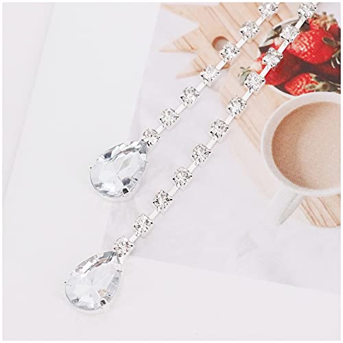 Naimo Glitter Rhinestone Nipple Covers For Women Reusable Adhesive Silicone Breast Petal Bra Sexy Rave Pasties With Tassel #TOP3