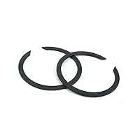 Vista 5 de Nuevo Kit de instalación de bridas de escape par bridas juntas C-Clips tuercas arandelas para Harley Davidson