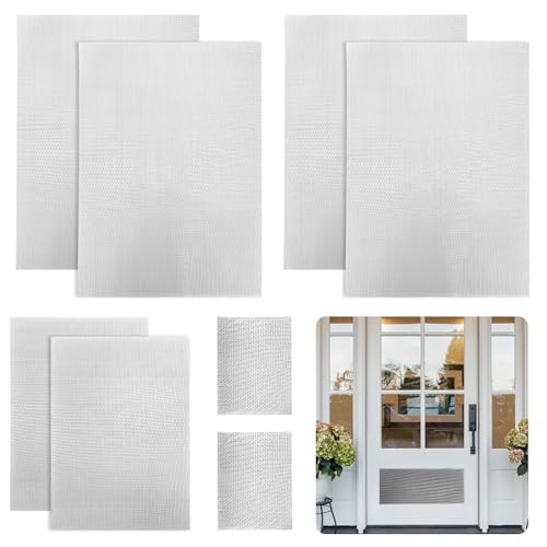 8 Stück Drahtgitter Feinmaschig,Fliegengitter Metall Gitter Edelstahl 304,Drahtgeflecht Maschendraht für Insektenschutzgitter Mäusegitter Lüftungsgitter Filternetz,3 Größen