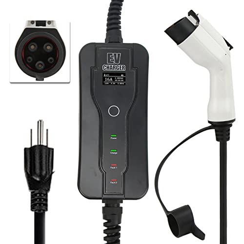 Carregador EV, IP65 à Prova D'água Universal Fit 16A 5M Cabo de Carregamento para Veículos Elétrico