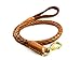 Venxic Luxury Heavy Duty Dog Leash Genuine Braided Leather Leashes for Medium Large Dogs Walking Running Training 3ft