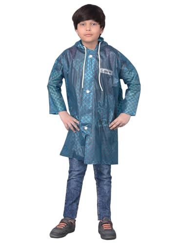 Image of Dollar Rainguard Kid's PVC Full Sleeve Solid Raincoat with Adjustable Hood and Pocket