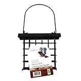 ChapelWood Wildlife Care Premium Quality Wild Bird Heavy Duty Suet/Scraps Feeder Hanging Bird Feeder with Steel Protective Cover