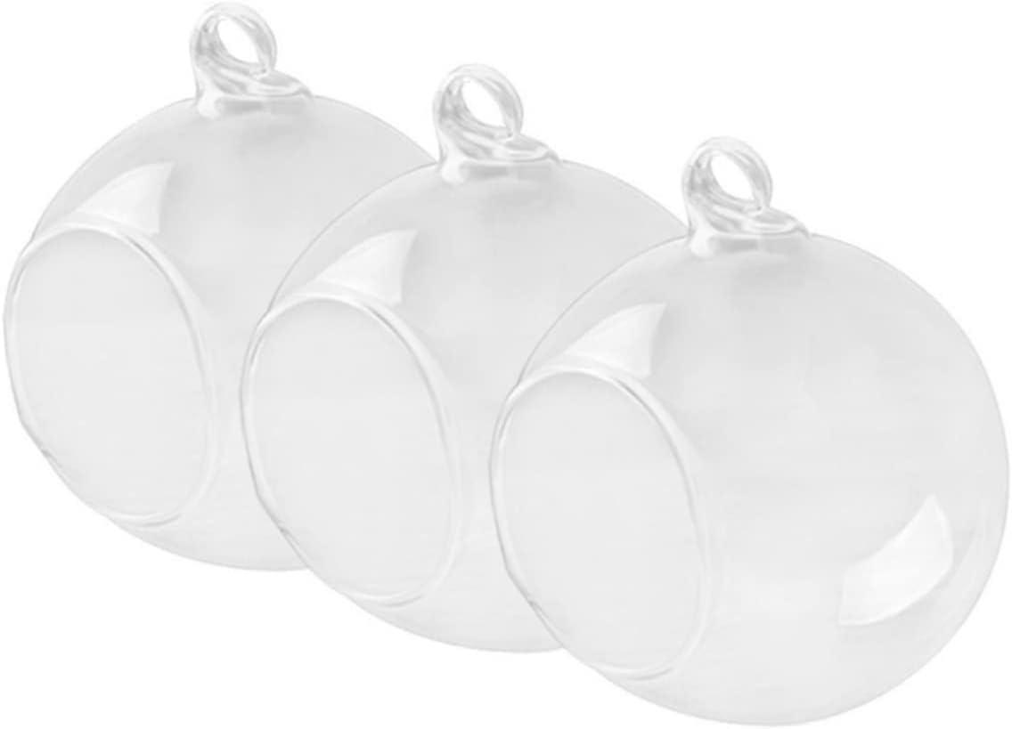 Hanging Glass Ball Vase for Succulents Large Terrarium Flower Vases Decorative