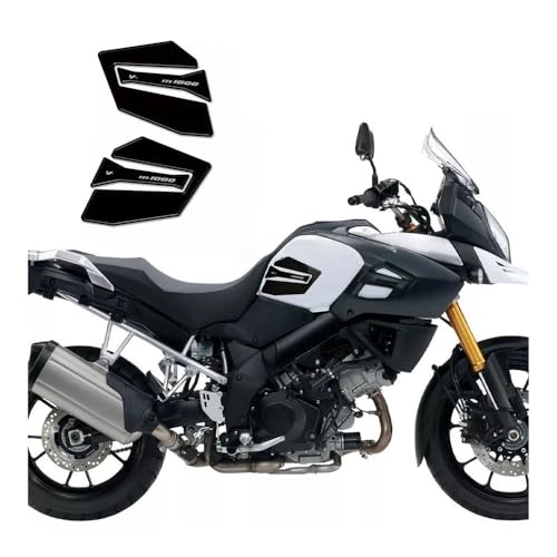 Coussinet réservoir moto V-STROM 1000 : autocollant de protection durable en noir