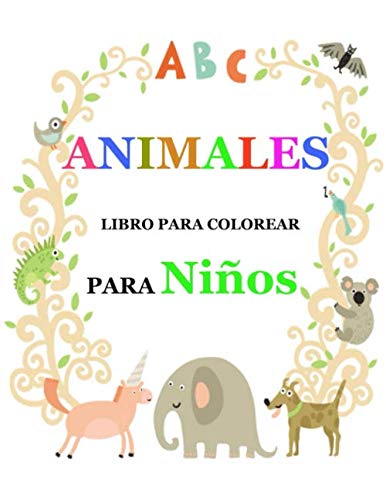 Abc Animales Libro Para Colorear Para Ninos Abc Alfabeto Ingles ...
