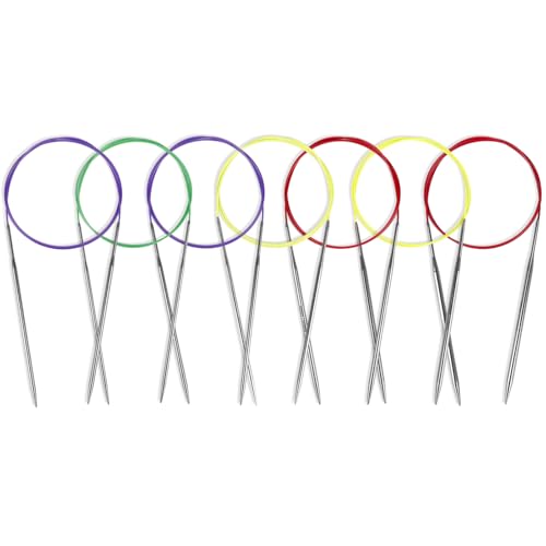 Reessy Circular Knitting Needles Set – 7 Sizes...