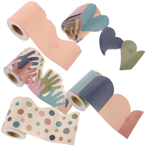 Stickers décoratifs imperméables et adhésifs rose hobo pour tableau (5 rouleaux)