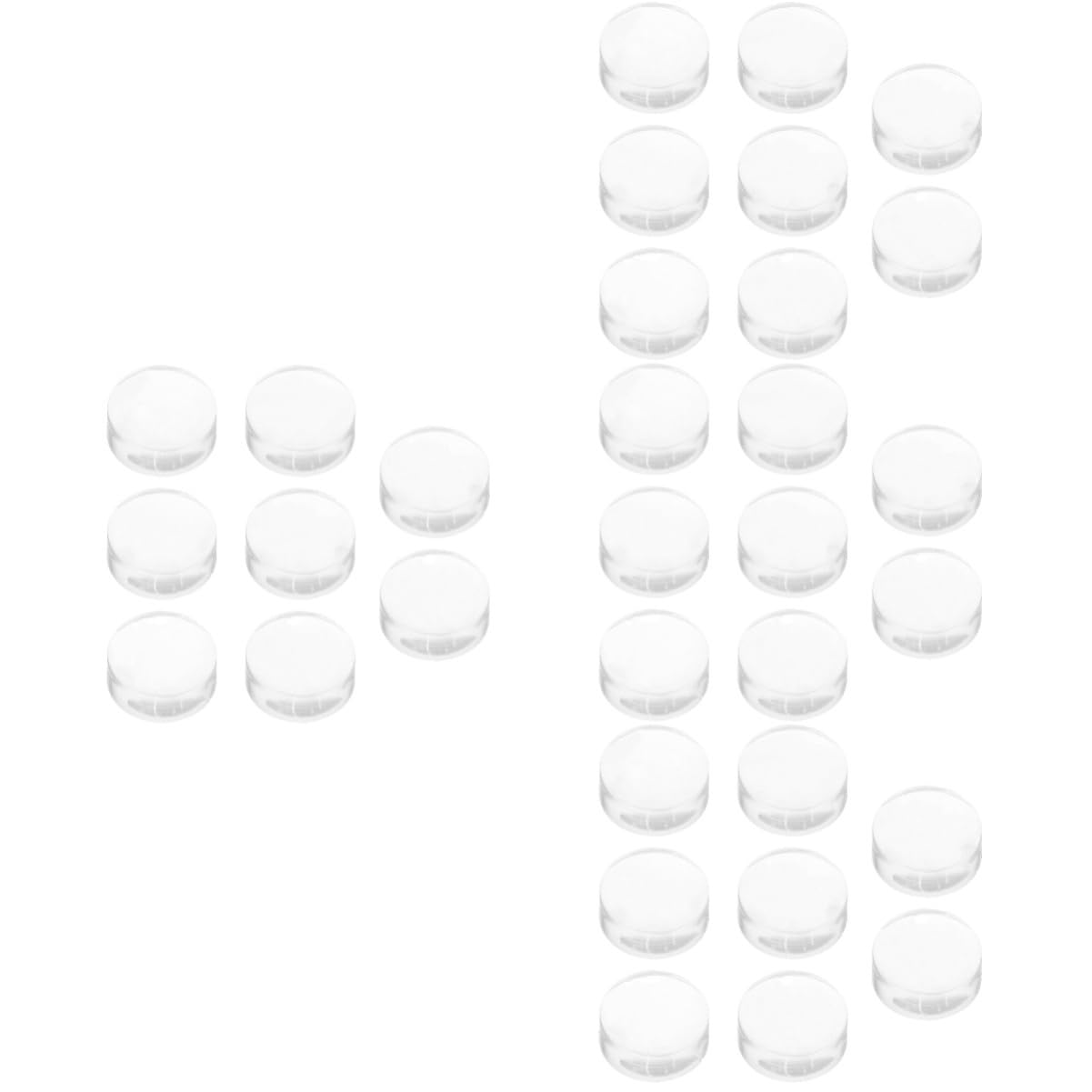 FOMIYES 32 Piezas Sello De Silicona Para Uñas Cabeza De Sello De Uñas De Punta Francesa Herramienta De Estampado De Uñas Estampador De Uñas Clavo Tablero De Imagen Niño Gel De Sílice