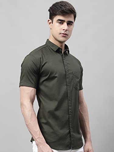 Image of Majestic Man Men's Cotton Slim Fit Shirt