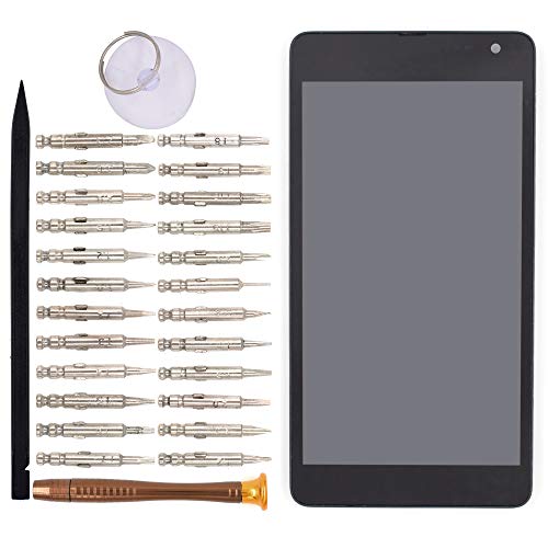 Image of LCD Screen Display with Digitizer Touch Panel with Bezel Frame for Microsoft Lumia 535(2S Version)(Black)